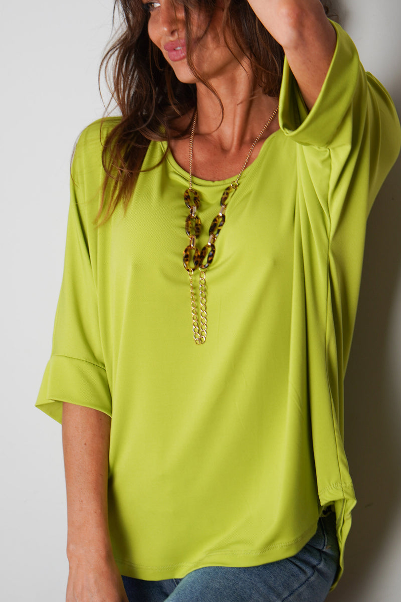 'Matcha' Green Top Lost Lover Boutique