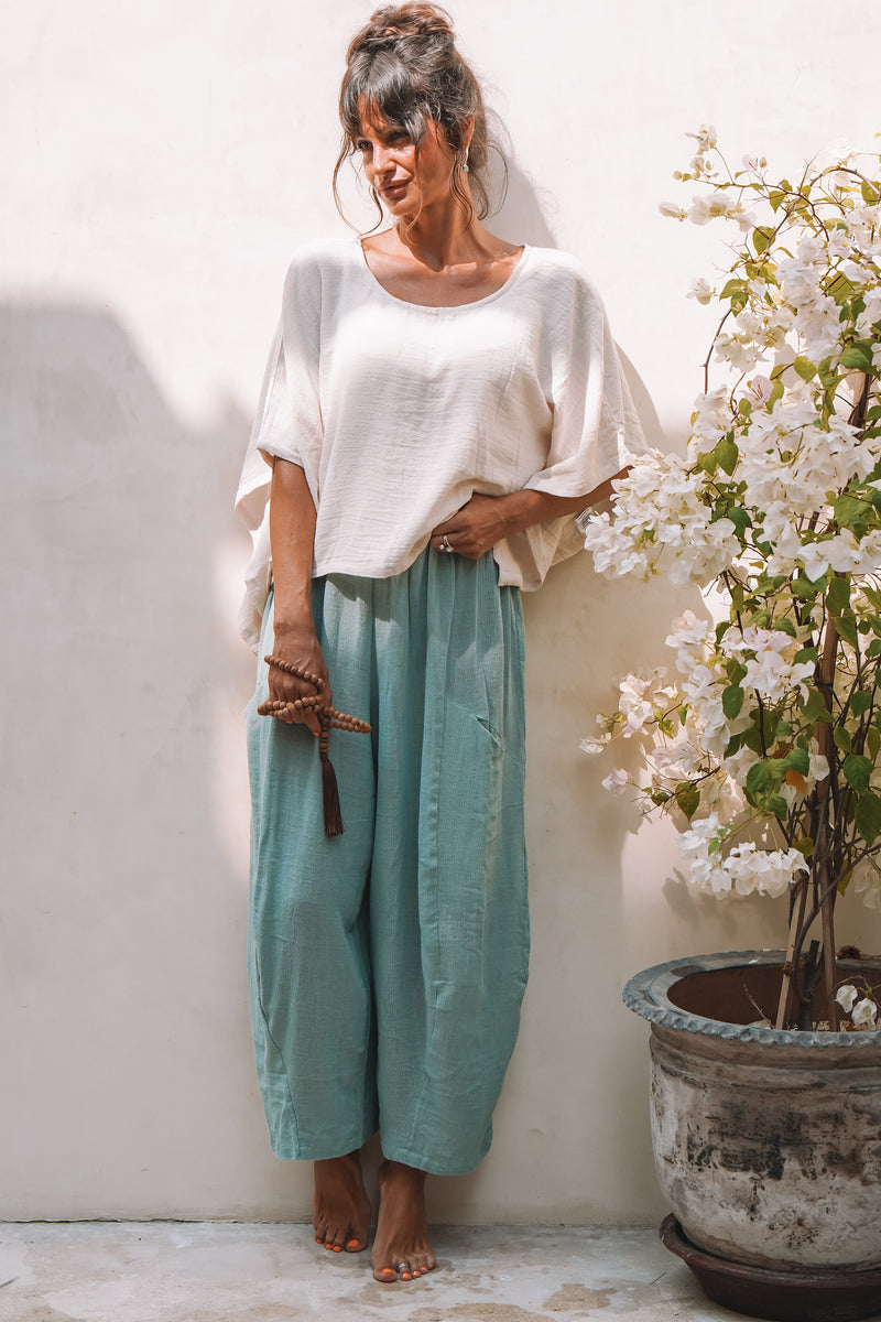 Ora Balloon Trousers - Stone