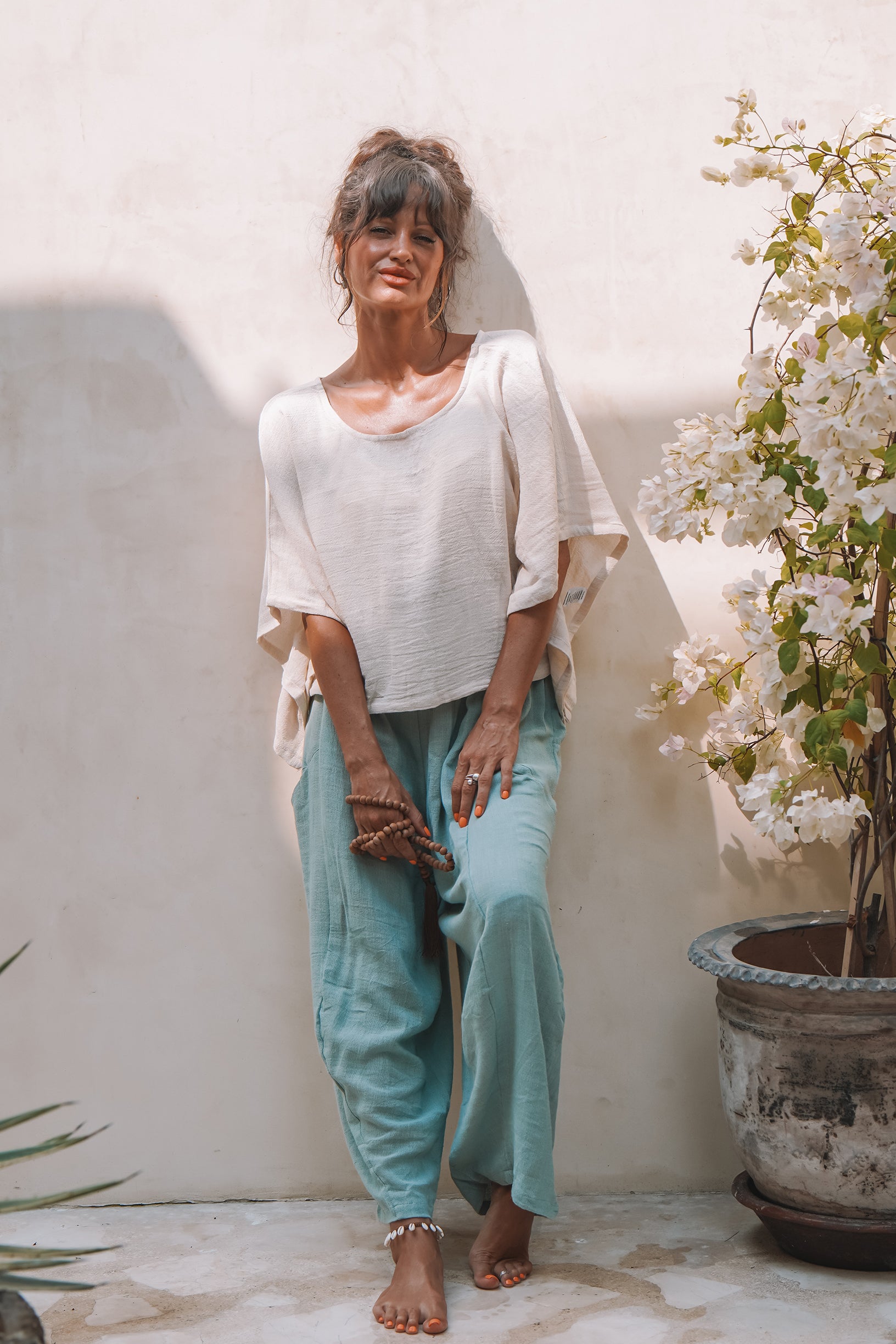 パンツ meer. WRAP BALLOON PANTS/CRM パンツ meer. WRAP BALLOON PANTS/CRM パンツ meer. WRAP