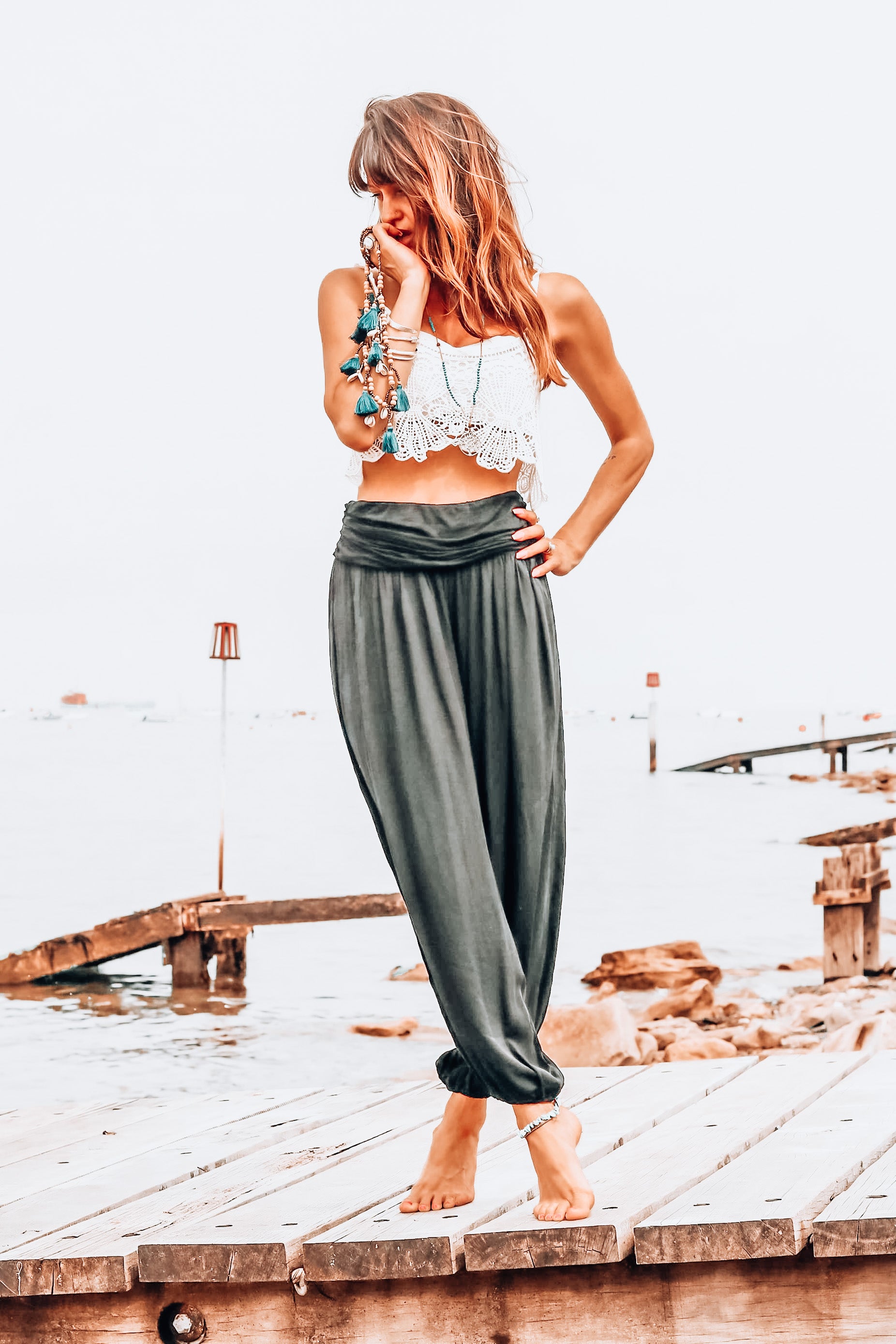 Harem style yoga pants online